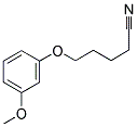 5-(3-METHOXYPHENOXY)PENTANENITRILE Struktur