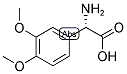 (S)-AMINO-(3,4-DIMETHOXY-PHENYL)-ACETIC ACID Struktur