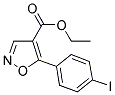 ETHYL-5-(4-IODOPHENYL)-ISOXAZOLE-4-CARBOXYLATE Struktur