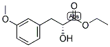 (R)-2-HYDROXY-3-(3-METHOXY-PHENYL)-PROPIONIC ACID ETHYL ESTER Struktur