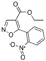 ETHYL-5-(2-NITROPHENYL)-ISOXAZOLE-4-CARBOXYLATE Struktur