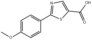 2-(4-METHOXY-PHENYL)-THIAZOLE-5-CARBOXYLIC ACID Struktur