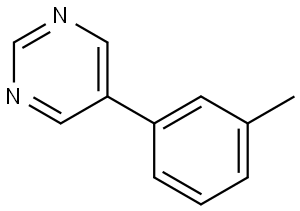 5-(3-METHYLPHENYL)PYRIMIDINE Struktur