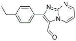 2-(4-ETHYLPHENYL)IMIDAZO[1,2-A]PYRIMIDINE-3-CARBALDEHYDE Struktur
