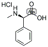H-D-MEPHG-OH HCL Struktur