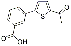 3-(5-ACETYL-2-THIENYL)BENZOIC ACID Struktur