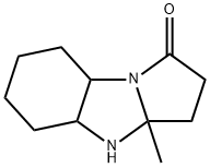 3A-METHYL-DECAHYDRO-BENZO[D]PYRROLO[1,2-A]-IMIDAZOL-1-ONE 結(jié)構(gòu)式