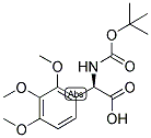 (R)-TERT-BUTOXYCARBONYLAMINO-(2,3,4-TRIMETHOXY-PHENYL)-ACETIC ACID Structure