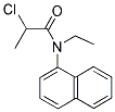 2-CHLORO-N-ETHYL-N-1-NAPHTHYLPROPANAMIDE Struktur