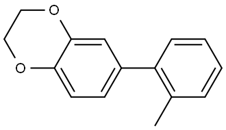 6-(2-METHYLPHENYL)-2,3-DIHYDRO-1,4-BENZODIOXINE Structure