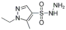 1-ETHYL-5-METHYL-1H-PYRAZOLE-4-SULFONYLHYDRAZIDE Struktur