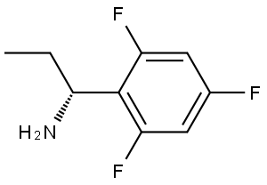 (S)-1-(2,4,6-TRIFLUOROPHENYL)PROPAN-1-AMINE Struktur