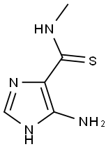 5-AMINO-N-METHYL-1H-IMIDAZOLE-4-CARBOTHIOAMIDE Struktur
