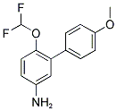 6-(DIFLUOROMETHOXY)-4'-METHOXY-1,1'-BIPHENYL-3-AMINE Struktur