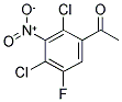 2',4'-DICHLORO-5'-FLUORO-3'-NITROACETOPHENONE Structure