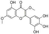 MYRICETIN 3,7-DIMETHYL ETHER Structure