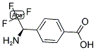 4-((1R)-1-AMINO-2,2,2-TRIFLUOROETHYL)BENZOIC ACID Structure