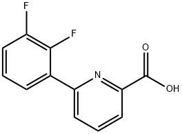 6-(2,3-二氟苯基)吡啶甲酸, 887983-10-0, 結(jié)構(gòu)式