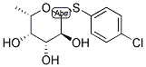4-CHLORO-PHENYL-1-THIO-BETA-L-FUCOPYRANOSIDE Struktur