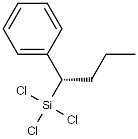 1-PHENYL-1-TRICHLOROSILYLBUTANE Struktur