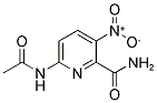 6-(ACETYLAMINO)-3-NITROPYRIDINE-2-CARBOXAMIDE Structure
