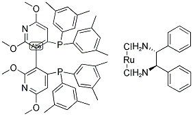 (R)-XYL-P-PHOS RUTHENIUMCL2 (R,R)-DPEN Structure