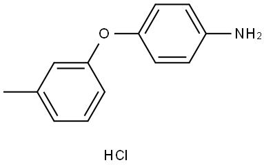 4-(3-METHYLPHENOXY)ANILINE HYDROCHLORIDE Struktur