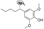 4-((1S)-1-AMINOPENTYL)-2,6-DIMETHOXYPHENOL Struktur