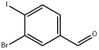 3-BROMO-4-IODOBENZALDEHYDE Struktur
