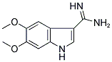 5,6-DIMETHOXYINDOLE-3-CARBOXAMIDINE Struktur