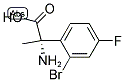 (2S)-2-AMINO-2-(2-BROMO-4-FLUOROPHENYL)PROPANOIC ACID Struktur