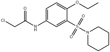 2-CHLORO-N-METHYL-N-[4-(METHYLTHIO)BENZYL]ACETAMIDE Structure
