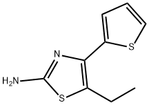 5-ETHYL-4-THIOPHEN-2-YL-THIAZOL-2-YLAMINE Structure