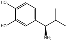 4-((1R)-1-AMINO-2-METHYLPROPYL)BENZENE-1,2-DIOL Struktur