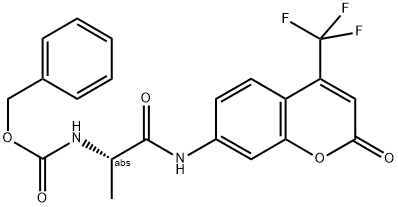 Z-ALA-7-AMINO-4-TRIFLUOROMETHYLCOUMARIN Structure