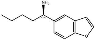 (1R)-1-BENZO[B]FURAN-5-YLPENTYLAMINE Struktur