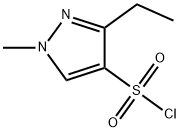 3-ETHYL-1-METHYL-1H-PYRAZOLE-4-SULFONYL CHLORIDE Struktur