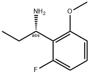 (1S)-1-(6-FLUORO-2-METHOXYPHENYL)PROPYLAMINE Struktur