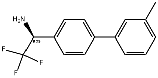 (1S)-2,2,2-TRIFLUORO-1-[4-(3-METHYLPHENYL)PHENYL]ETHYLAMINE Struktur