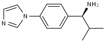 (1S)-1-(4-IMIDAZOLYLPHENYL)-2-METHYLPROPYLAMINE Struktur