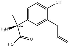 (2S)-2-AMINO-2-(4-HYDROXY-3-PROP-2-ENYLPHENYL)PROPANOIC ACID Struktur