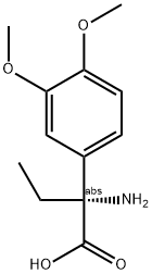 (2R)-2-AMINO-2-(3,4-DIMETHOXYPHENYL)BUTANOIC ACID Struktur
