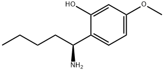 2-((1S)-1-AMINOPENTYL)-5-METHOXYPHENOL Struktur