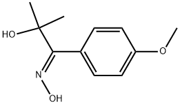 1-(4-METHOXY-PHENYL)-2-HYDROXY-2-METHYL-PROPAN-1-ONE OXIME Structure