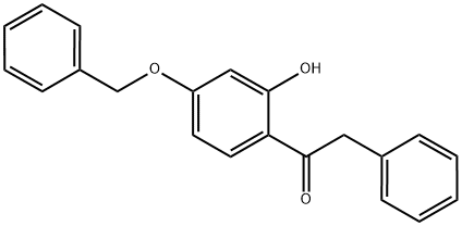 1-(4-(BENZYLOXY)-2-HYDROXYPHENYL)-2-PHENYLETHANONE Struktur