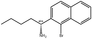 (1R)-1-(1-BROMO(2-NAPHTHYL))PENTYLAMINE Struktur