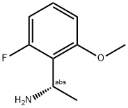 (1S)-1-(6-FLUORO-2-METHOXYPHENYL)ETHYLAMINE Struktur