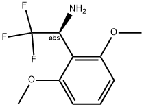 (1S)-1-(2,6-DIMETHOXYPHENYL)-2,2,2-TRIFLUOROETHYLAMINE Struktur