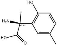 (2S)-2-AMINO-2-(2-HYDROXY-5-METHYLPHENYL)PROPANOIC ACID Struktur