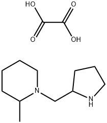 2-METHYL-1-(2-PYRROLIDINYLMETHYL)PIPERIDINE OXALATE Struktur